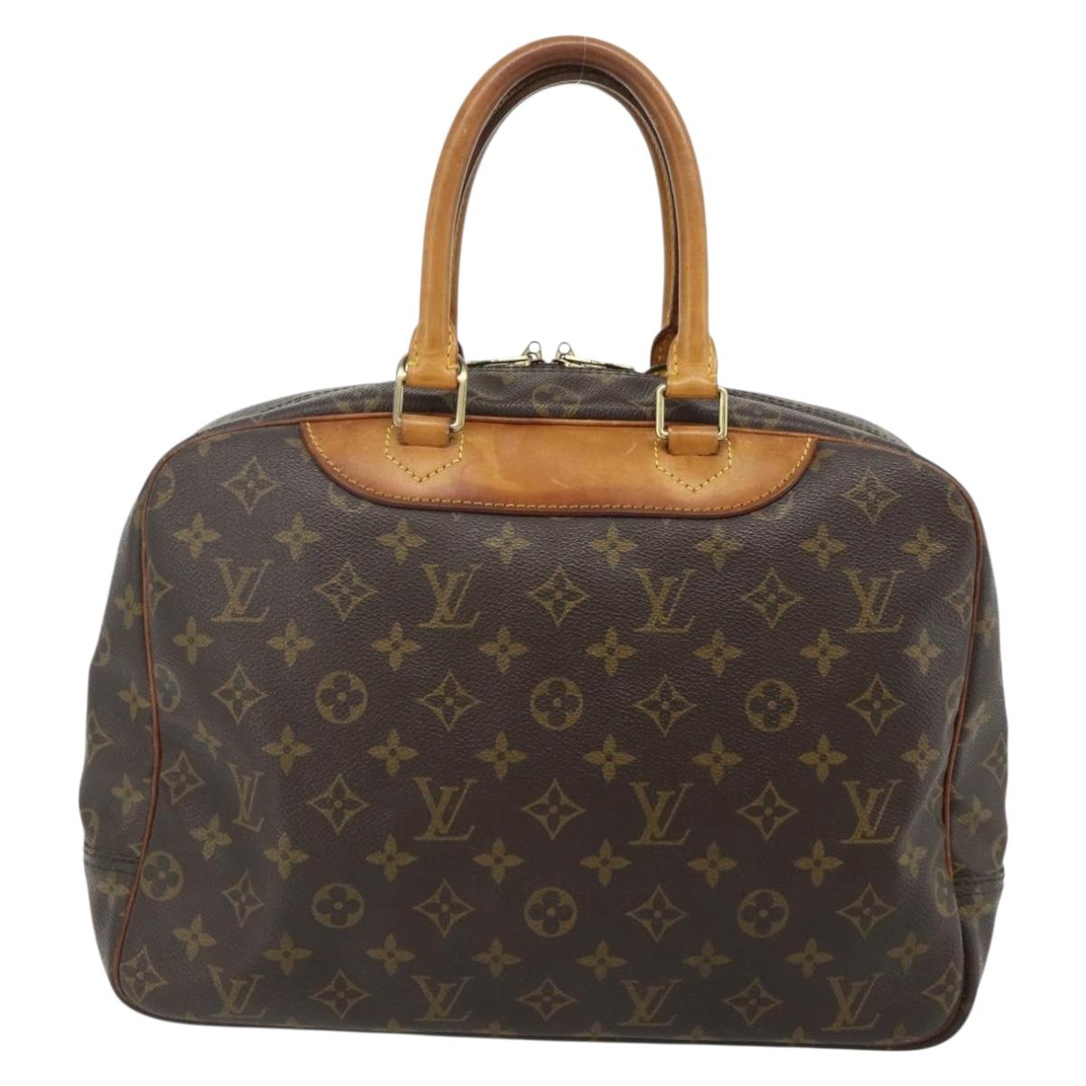 LOUIS VUITTON Monogram Deauville Hand Bag M47270 LV Auth 179668