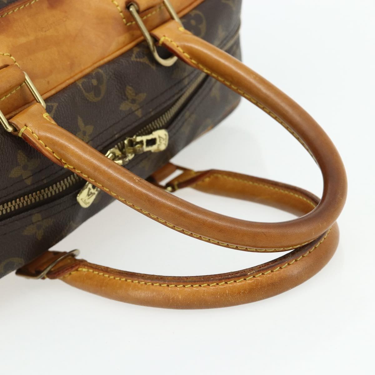 LOUIS VUITTON Monogram Deauville Hand Bag M47270 LV Auth 179668