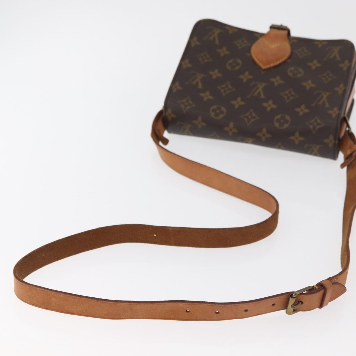LOUIS VUITTON Monogram Cartouchiere MM Shoulder Bag M51253 LV Auth 179669