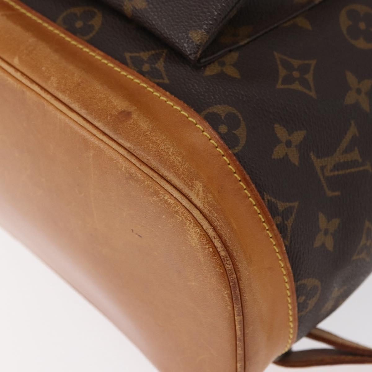 LOUIS VUITTON Monogram Montsouris GM Backpack M51135 LV Auth 179670