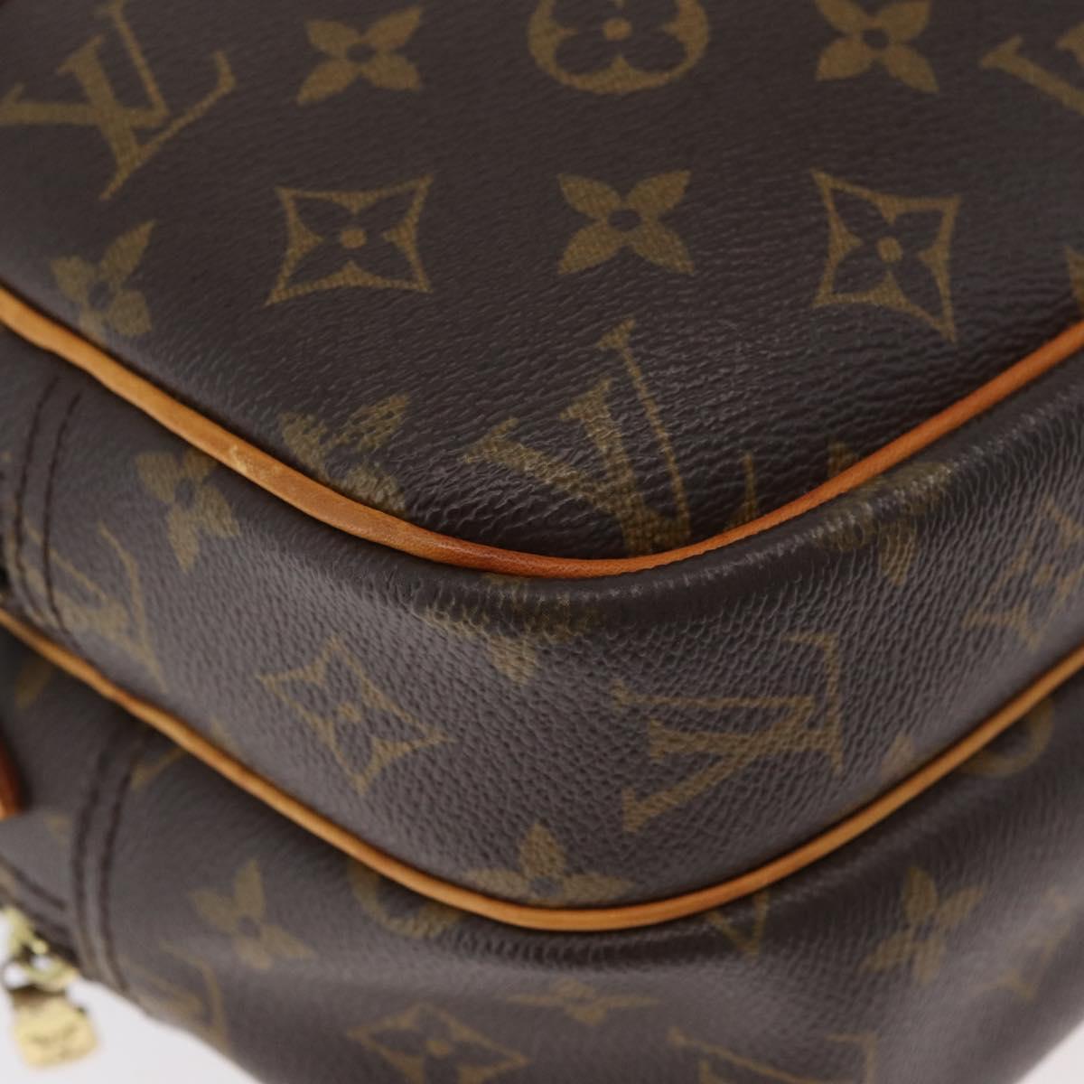 LOUIS VUITTON Monogram Reporter PM Shoulder Bag M45254 LV Auth 179671
