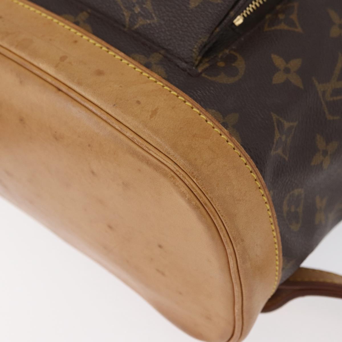 LOUIS VUITTON Monogram Montsouris MM Backpack M51136 LV Auth 179675A