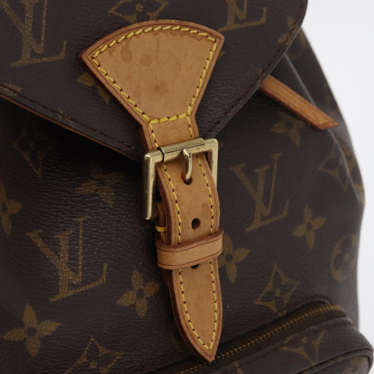 LOUIS VUITTON Monogram Montsouris MM Backpack M51136 LV Auth 179675A
