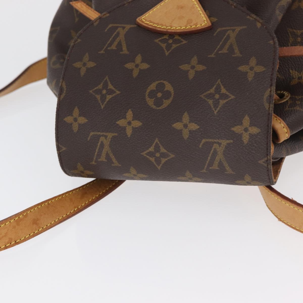 LOUIS VUITTON Monogram Montsouris MM Backpack M51136 LV Auth 179675A