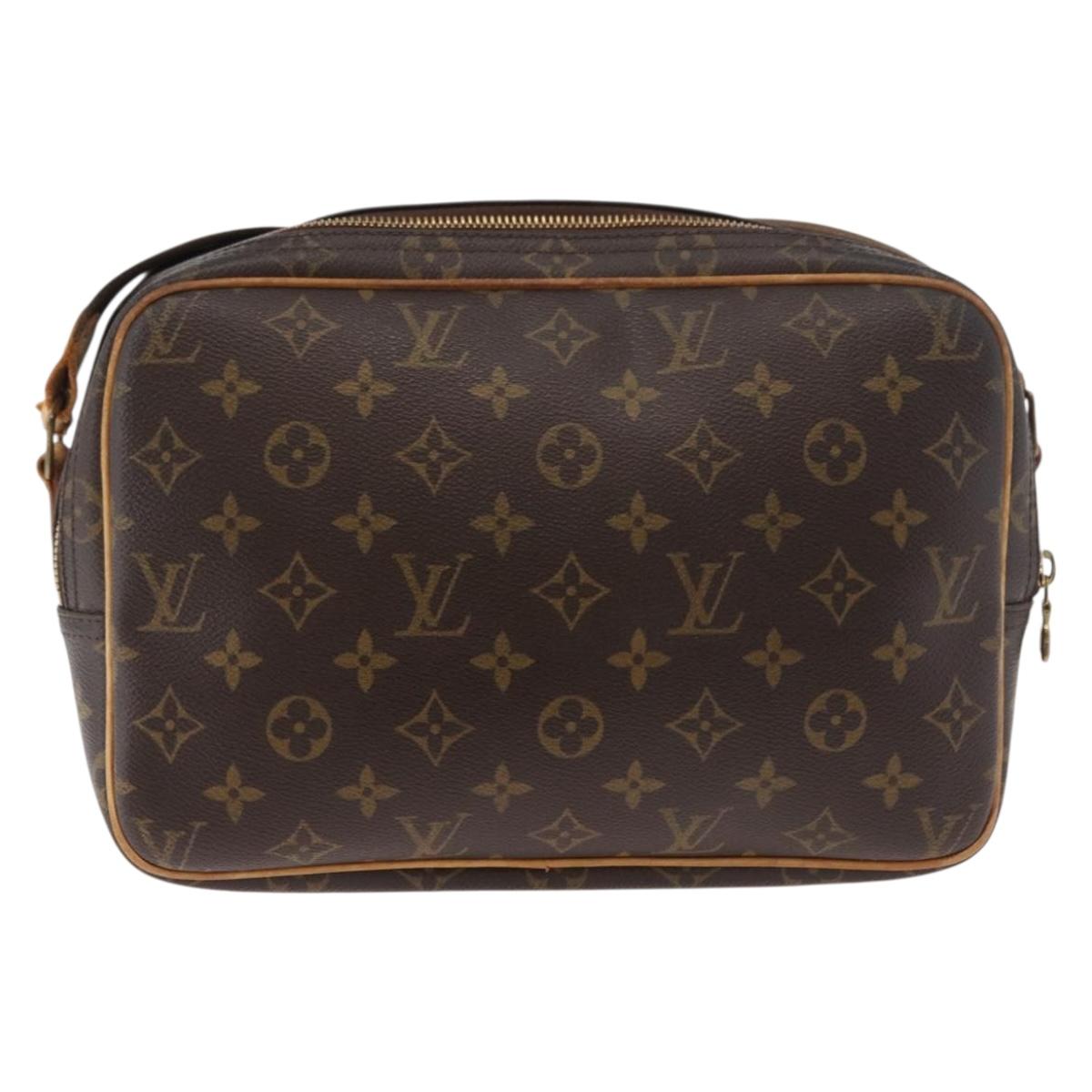 LOUIS VUITTON Monogram Reporter PM Shoulder Bag M45254 LV Auth 179677