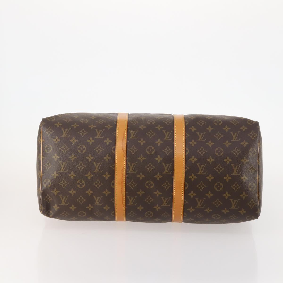 LOUIS VUITTON Monogram Keepall 50 Boston Bag M41426 LV Auth 179679A