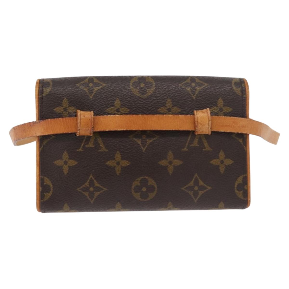 LOUIS VUITTON Monogram Pochette Florentine Waist bag M51855 LV Auth 179682
