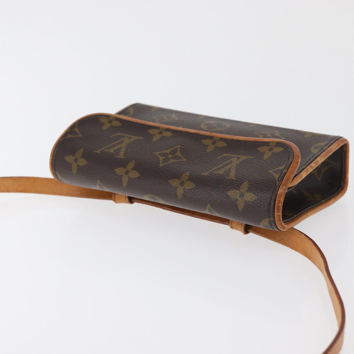LOUIS VUITTON Monogram Pochette Florentine Waist bag M51855 LV Auth 179682