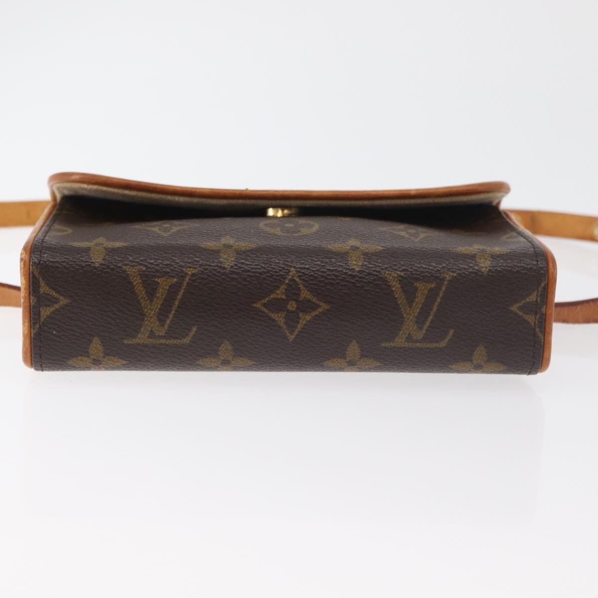 LOUIS VUITTON Monogram Pochette Florentine Waist bag M51855 LV Auth 179682