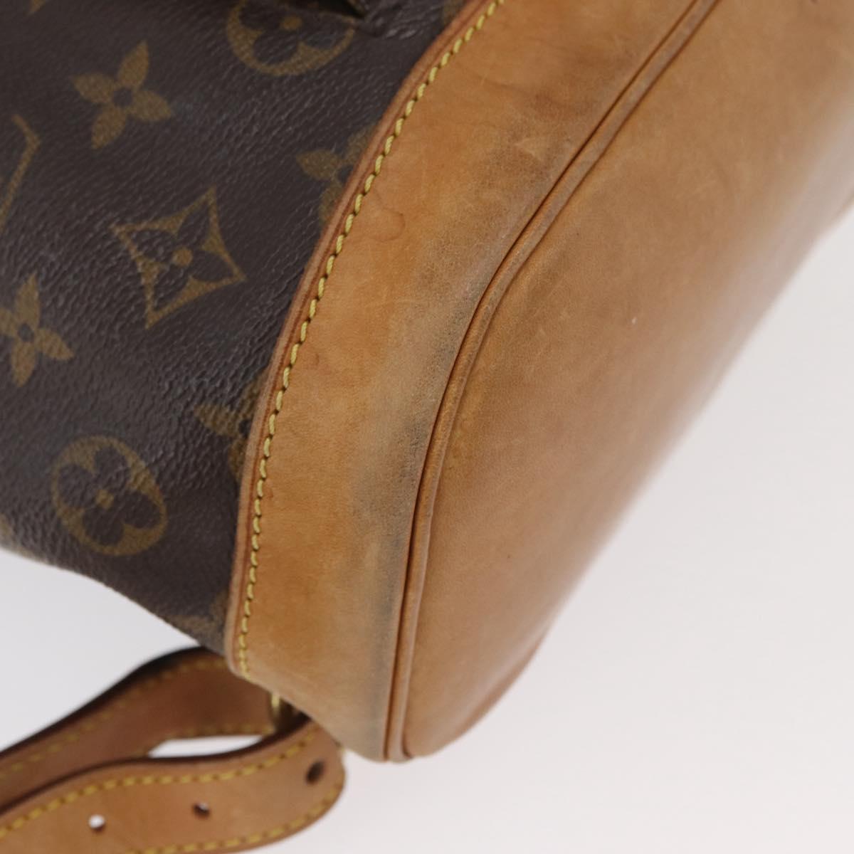 LOUIS VUITTON Monogram Montsouris MM Backpack M51136 LV Auth 179701