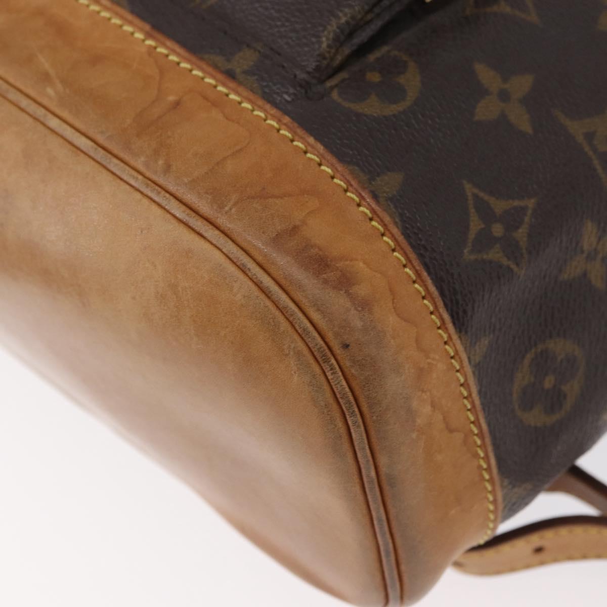 LOUIS VUITTON Monogram Montsouris MM Backpack M51136 LV Auth 179701