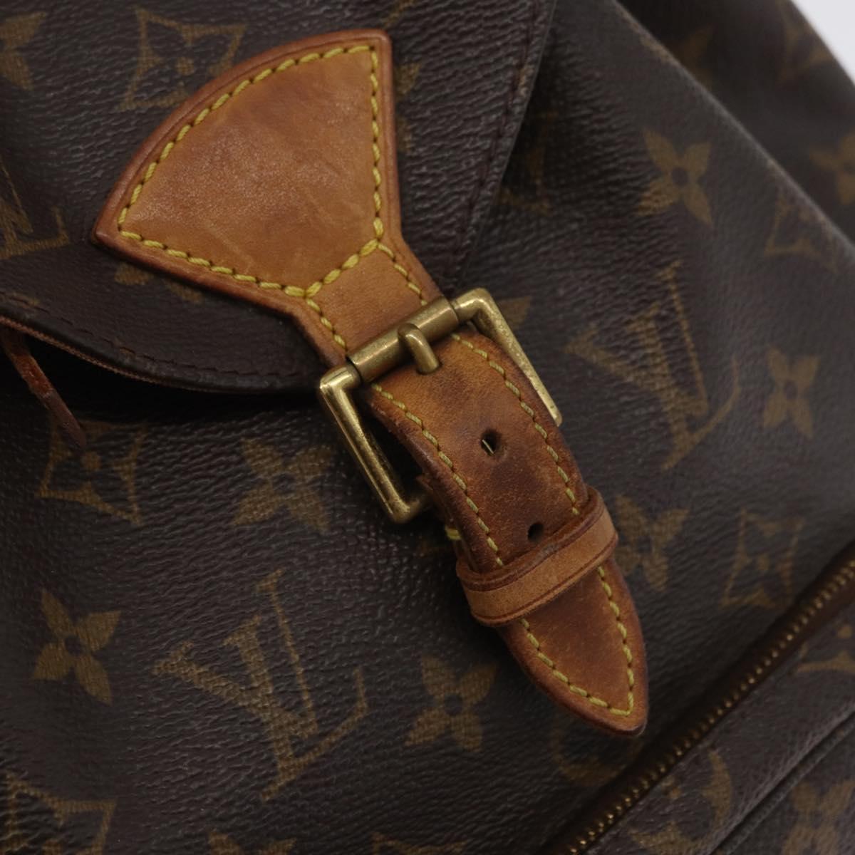 LOUIS VUITTON Monogram Montsouris MM Backpack M51136 LV Auth 179701