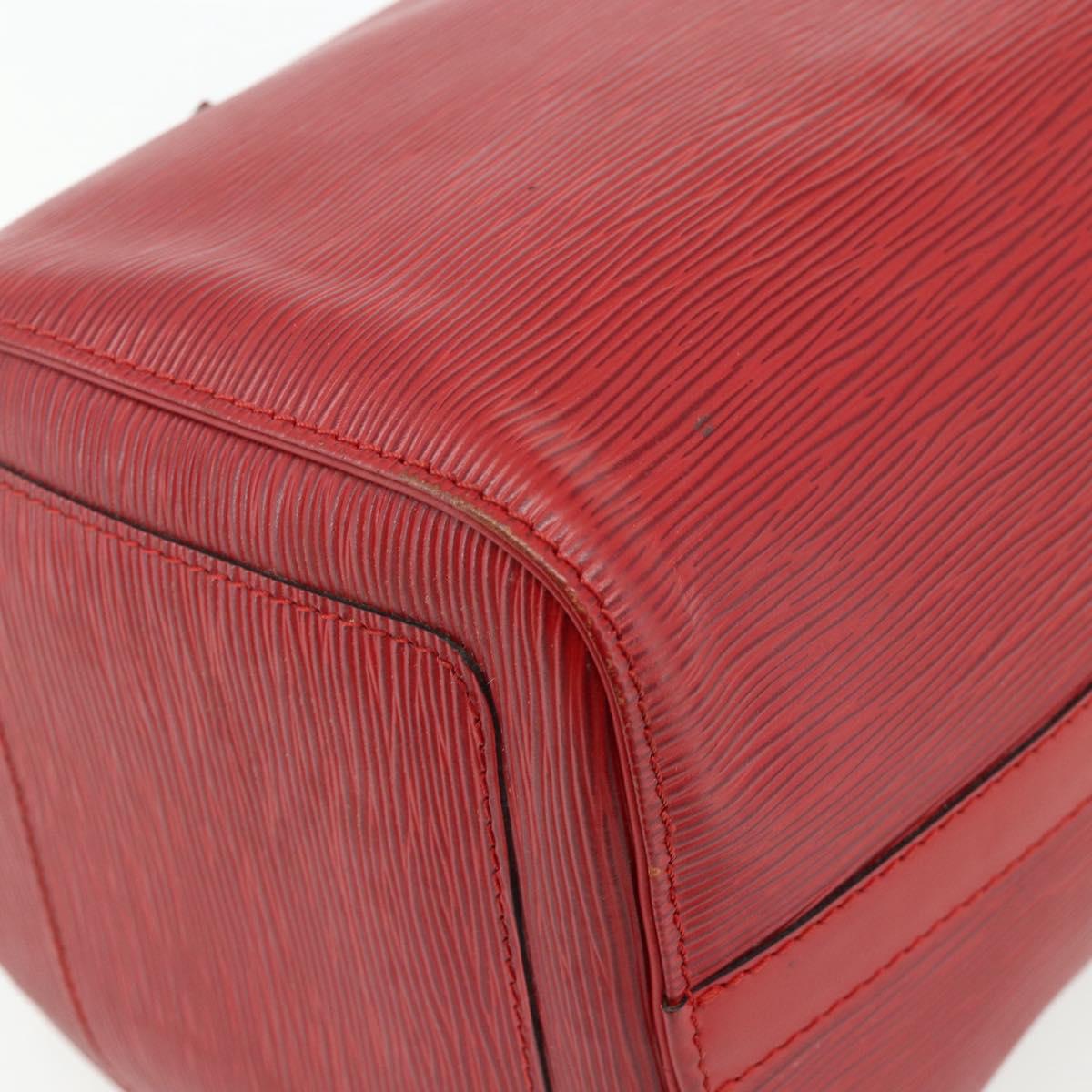 LOUIS VUITTON Epi Speedy 30 Hand Bag Castilian Red M43007 LV Auth 179738A