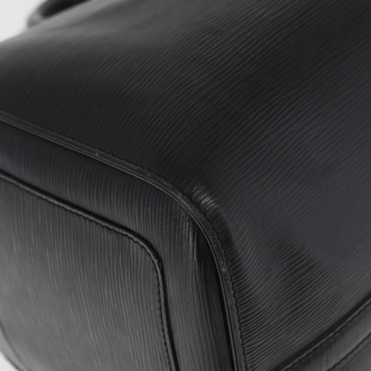 LOUIS VUITTON Epi Keepall 45 Boston Bag Black M42972 LV Auth 179739A