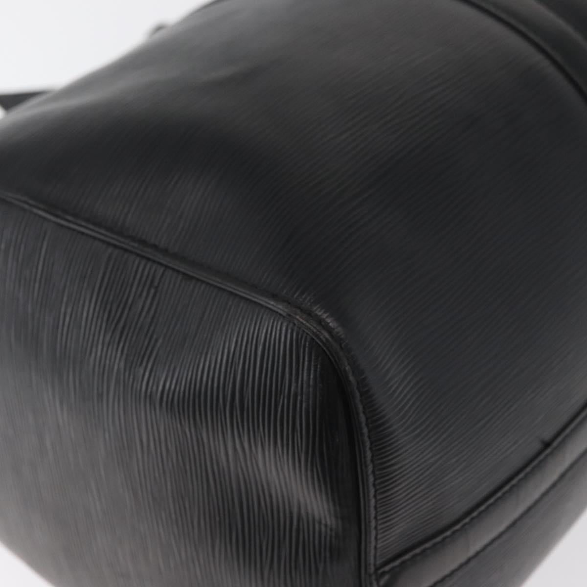 LOUIS VUITTON Epi Keepall 45 Boston Bag Black M42972 LV Auth 179739A