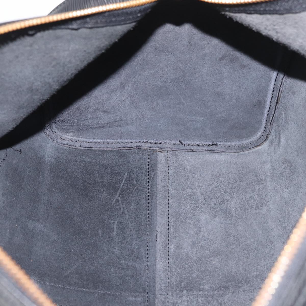 LOUIS VUITTON Epi Keepall 45 Boston Bag Black M42972 LV Auth 179739A