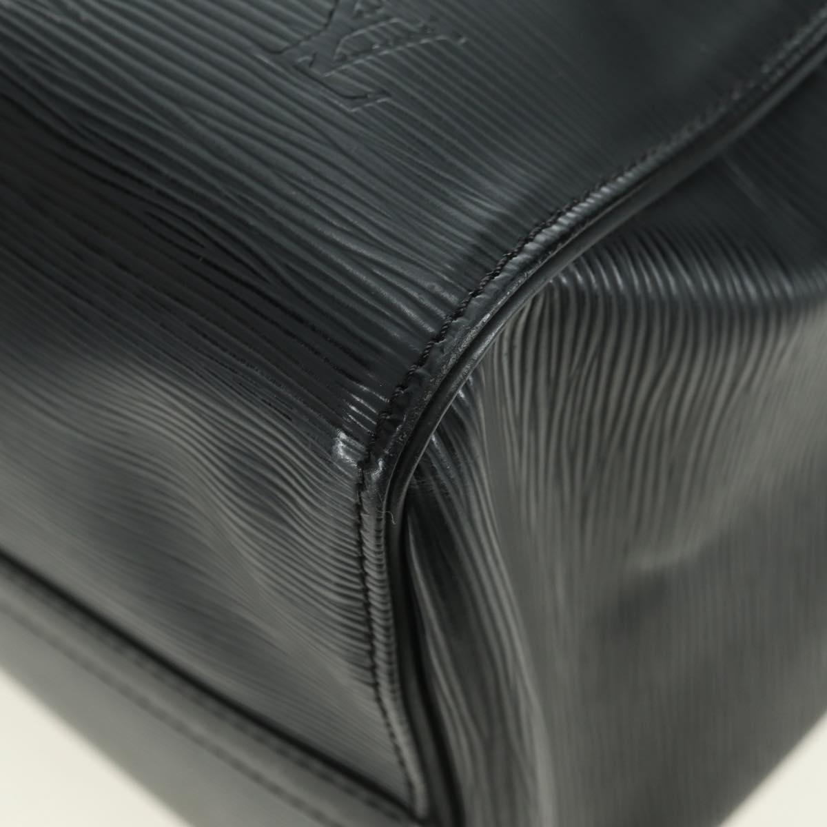 LOUIS VUITTON Epi Keepall 45 Boston Bag Black M42972 LV Auth 179740V