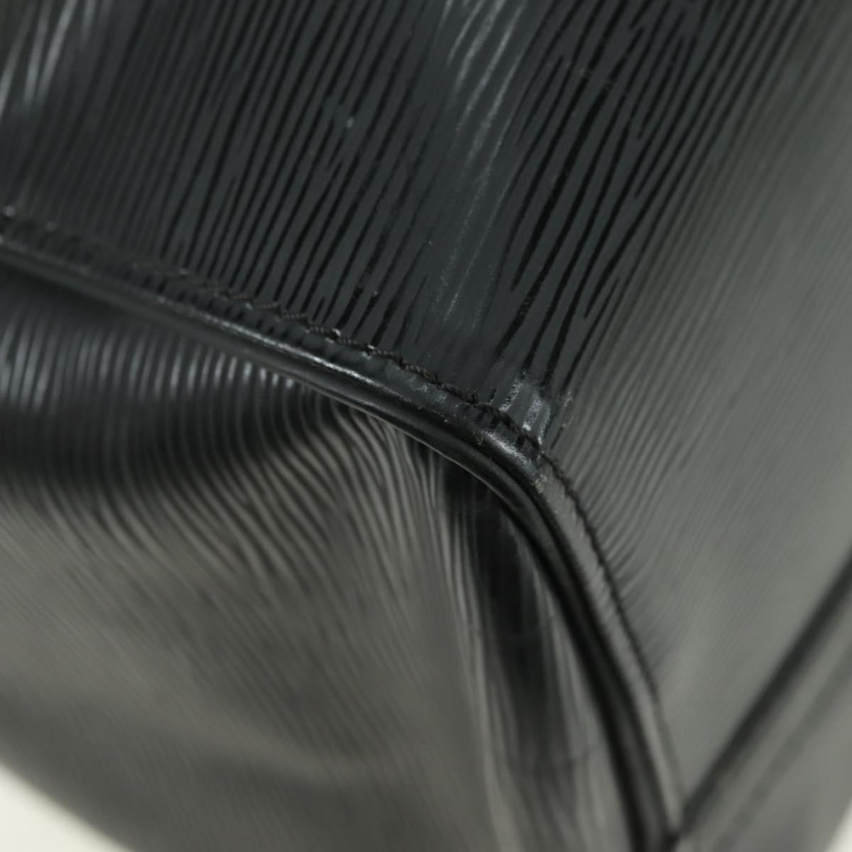 LOUIS VUITTON Epi Keepall 45 Boston Bag Black M42972 LV Auth 179740V