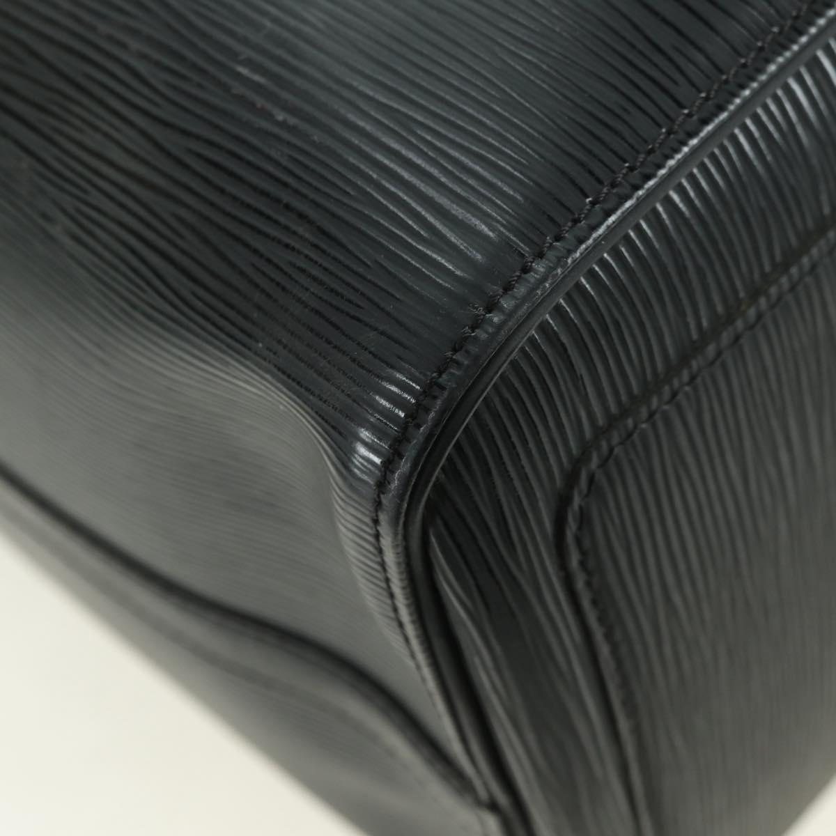 LOUIS VUITTON Epi Keepall 45 Boston Bag Black M42972 LV Auth 179740V