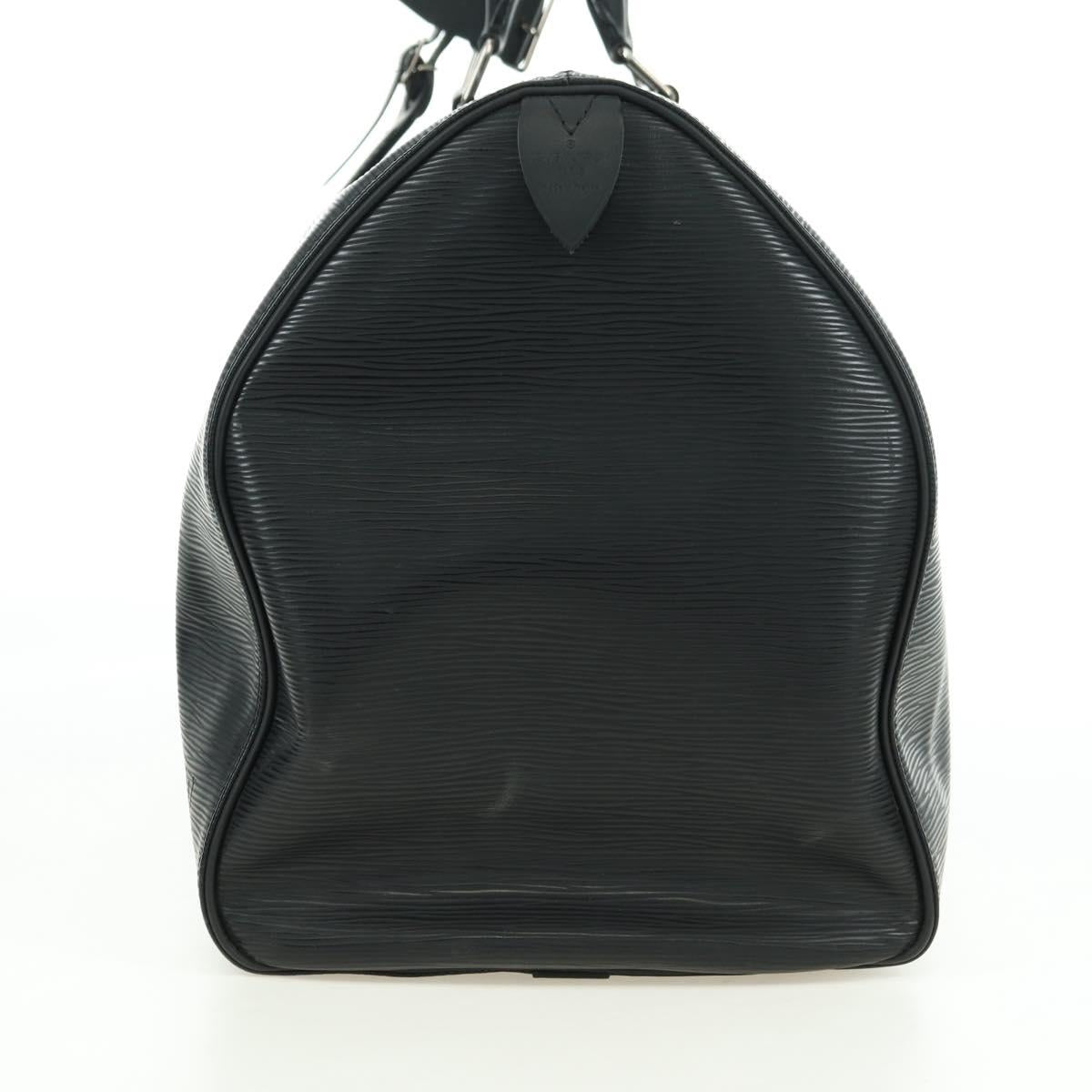 LOUIS VUITTON Epi Keepall 45 Boston Bag Black M42972 LV Auth 179740V