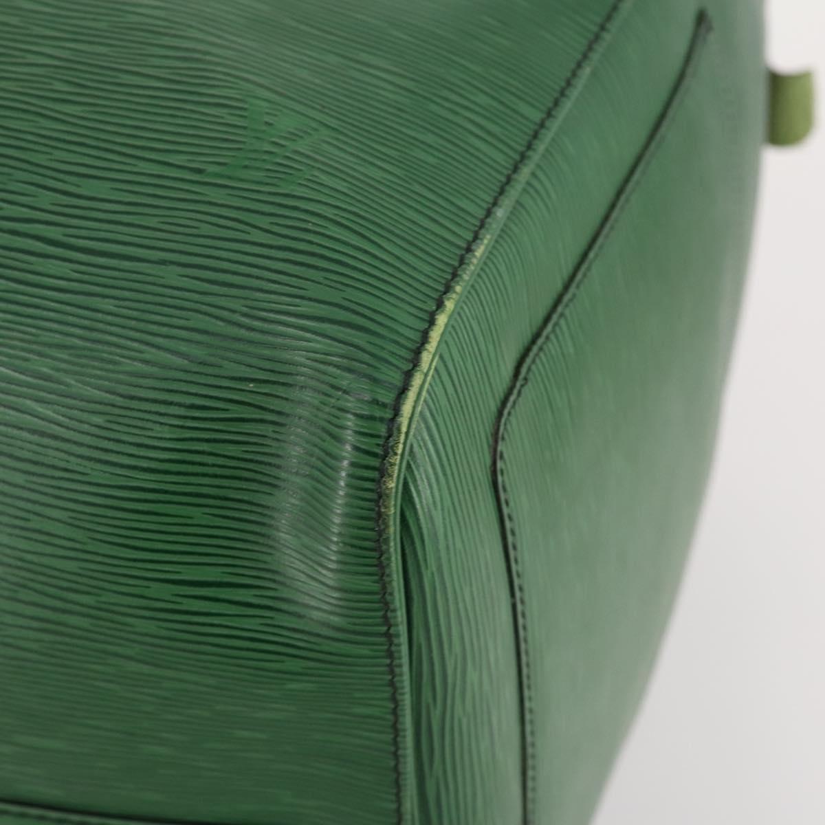 LOUIS VUITTON Epi Keepall 60 Boston Bag Green M42944 LV Auth 179741A