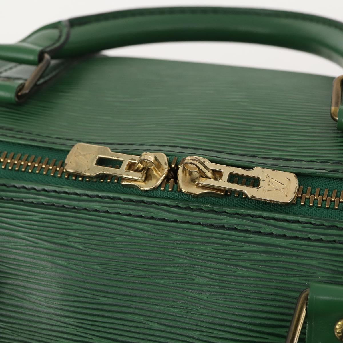 LOUIS VUITTON Epi Keepall 60 Boston Bag Green M42944 LV Auth 179741A
