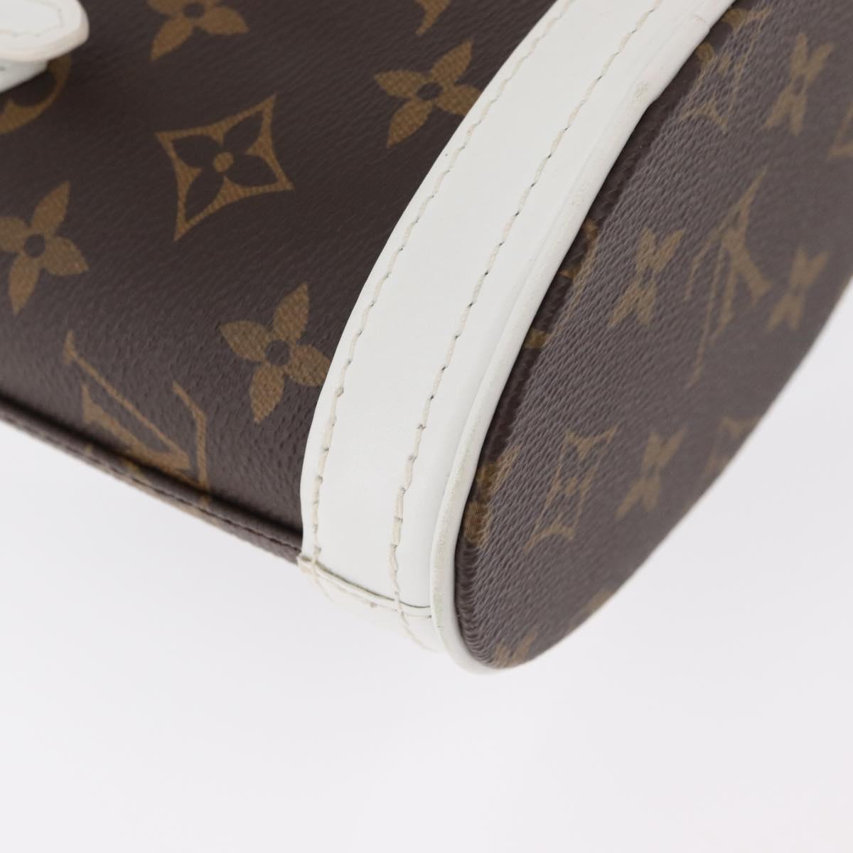 LOUIS VUITTON Monogram Nano Bucket Shoulder Bag M81489 LV Auth 179745