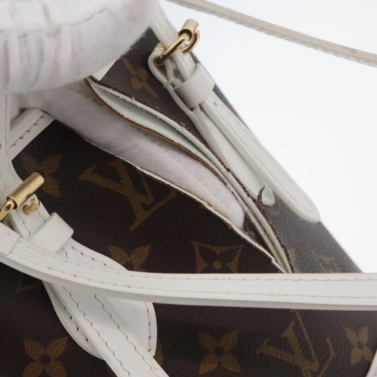 LOUIS VUITTON Monogram Nano Bucket Shoulder Bag M81489 LV Auth 179745