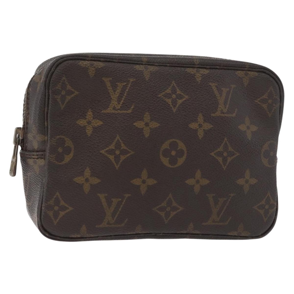 LOUIS VUITTON Monogram Trousse Toilette 18 Pouch M47526 LV Auth 179746
