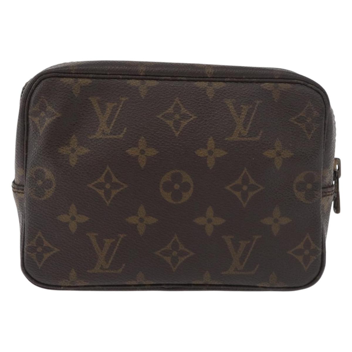 LOUIS VUITTON Monogram Trousse Toilette 18 Pouch M47526 LV Auth 179746