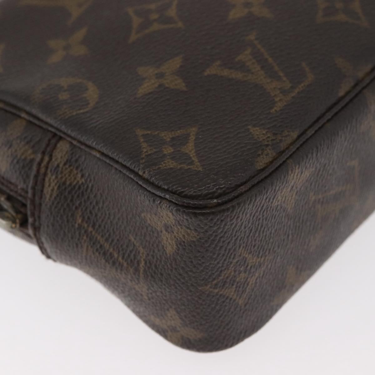 LOUIS VUITTON Monogram Trousse Toilette 18 Pouch M47526 LV Auth 179746