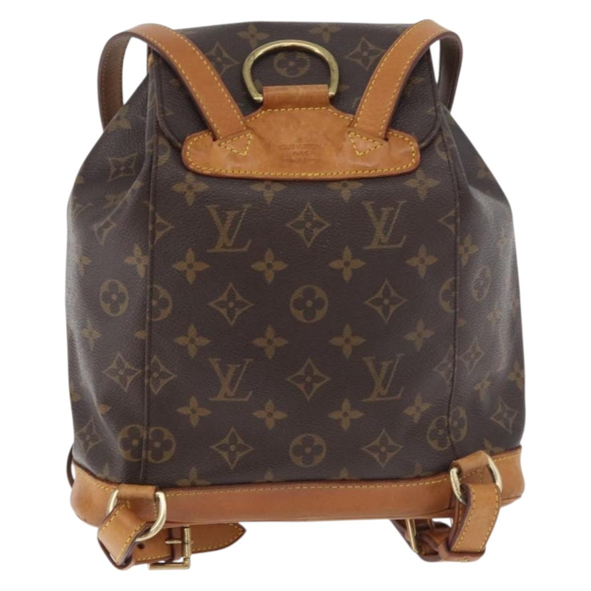 LOUIS VUITTON Monogram Montsouris MM Backpack M51136 LV Auth 179747