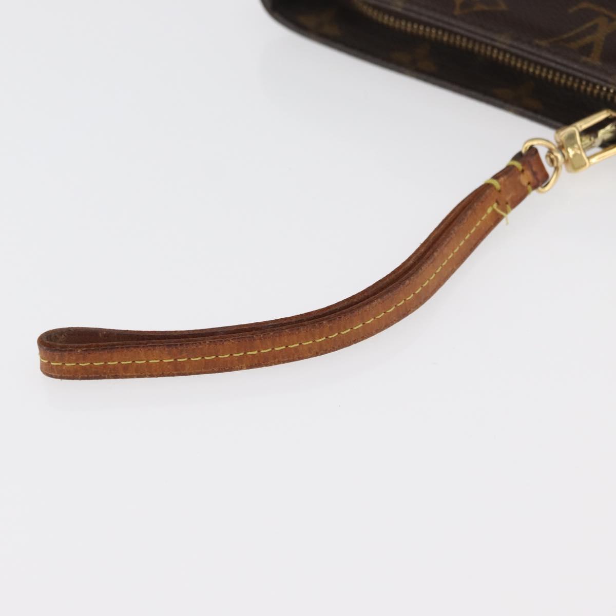 LOUIS VUITTON Monogram Partition Pouch M51901 LV Auth 179748