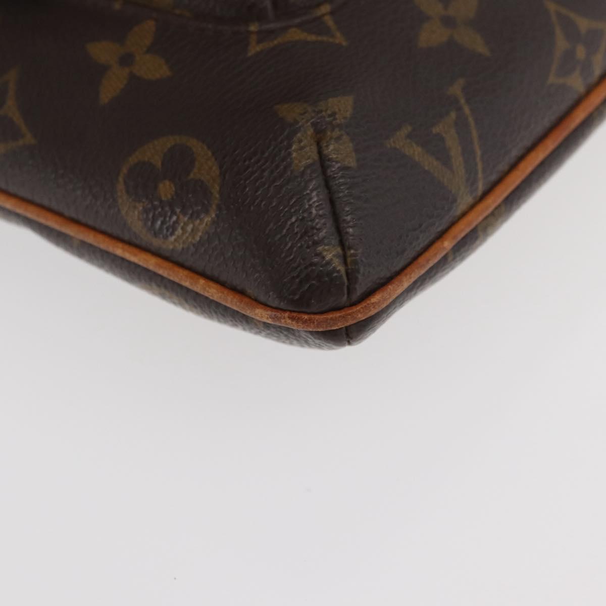 LOUIS VUITTON Monogram Partition Pouch M51901 LV Auth 179748