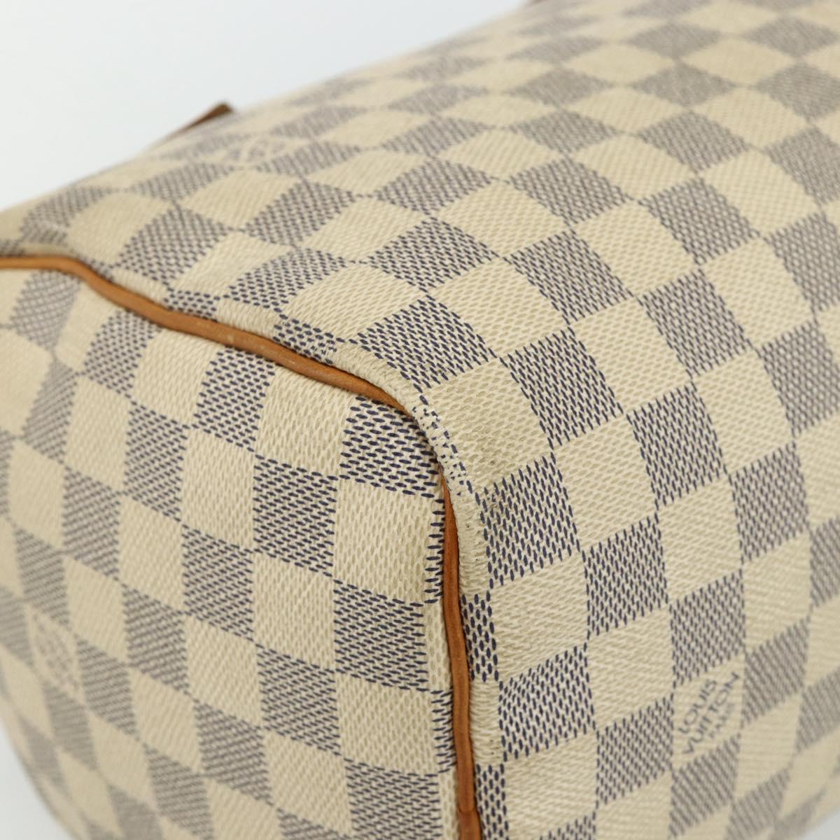 LOUIS VUITTON Damier Azur Speedy 25 Hand Bag N41534 LV Auth 179754A