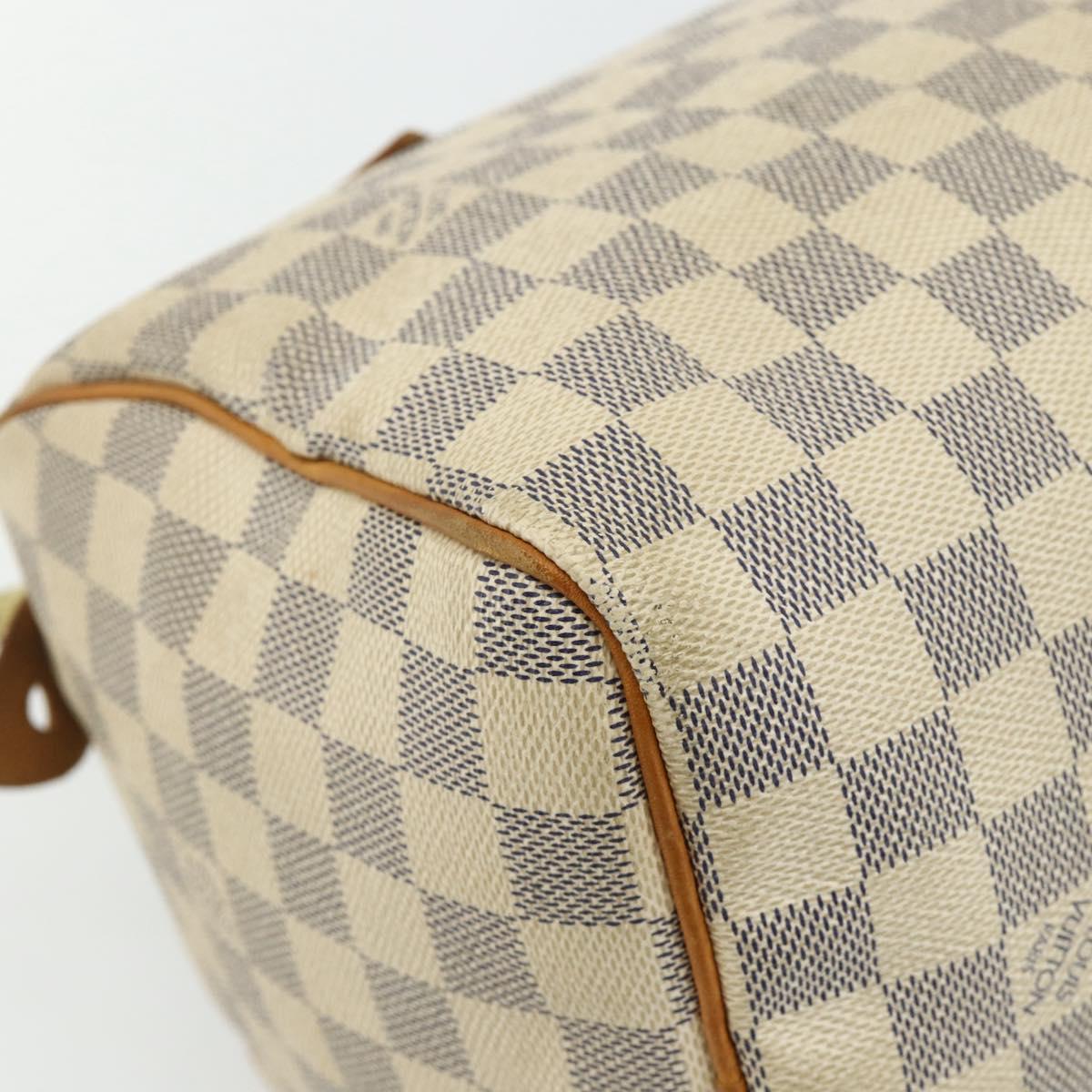 LOUIS VUITTON Damier Azur Speedy 25 Hand Bag N41534 LV Auth 179754A