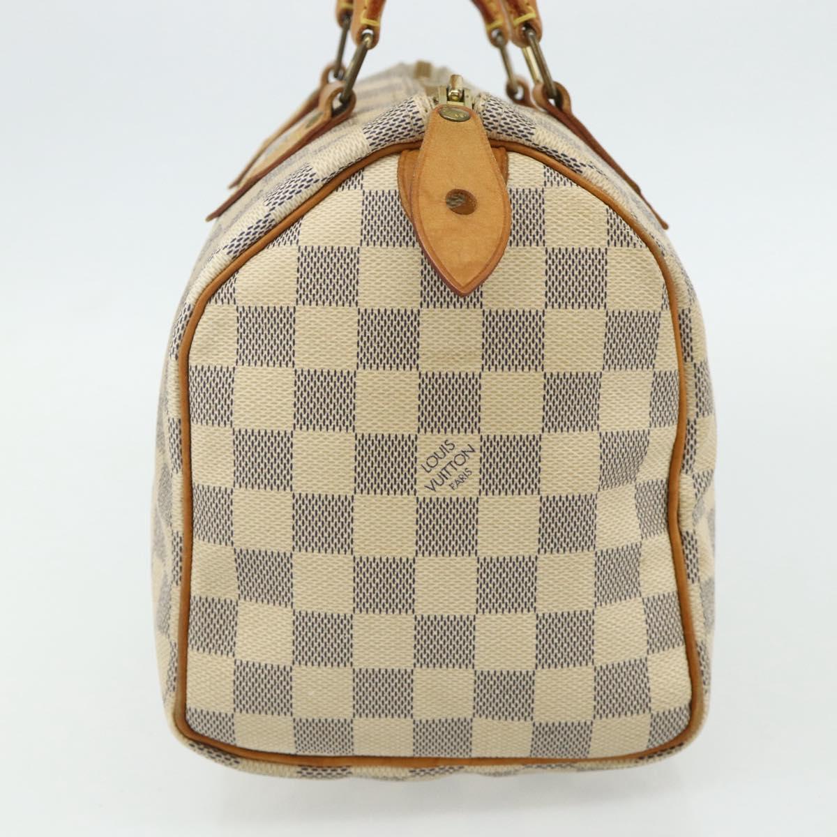 LOUIS VUITTON Damier Azur Speedy 25 Hand Bag N41534 LV Auth 179754A