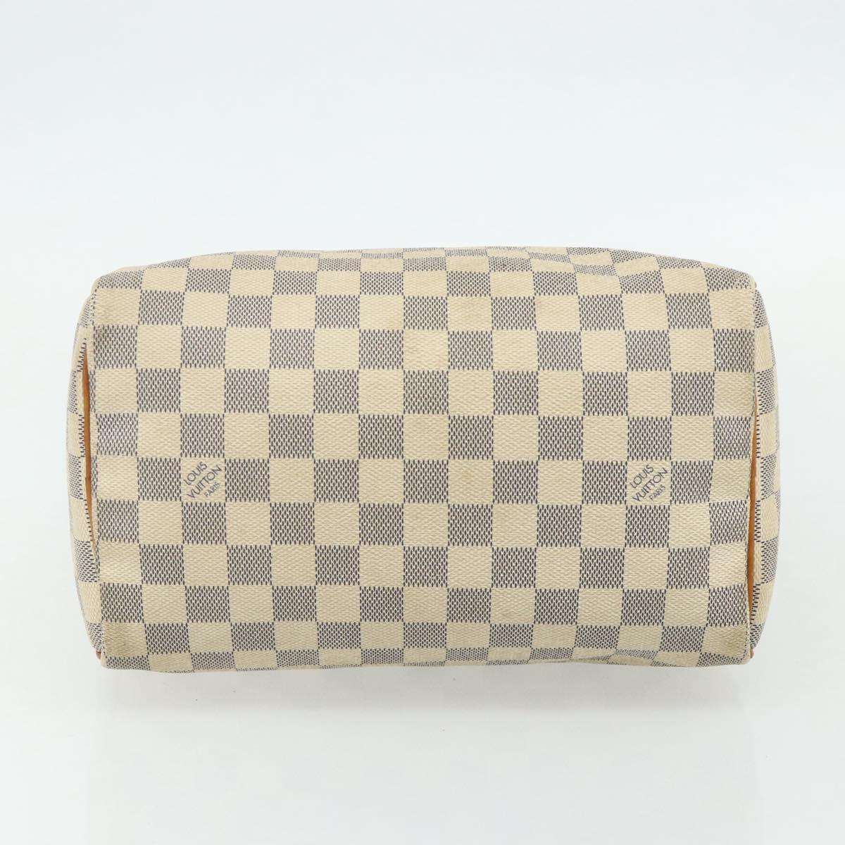 LOUIS VUITTON Damier Azur Speedy 25 Hand Bag N41534 LV Auth 179754A