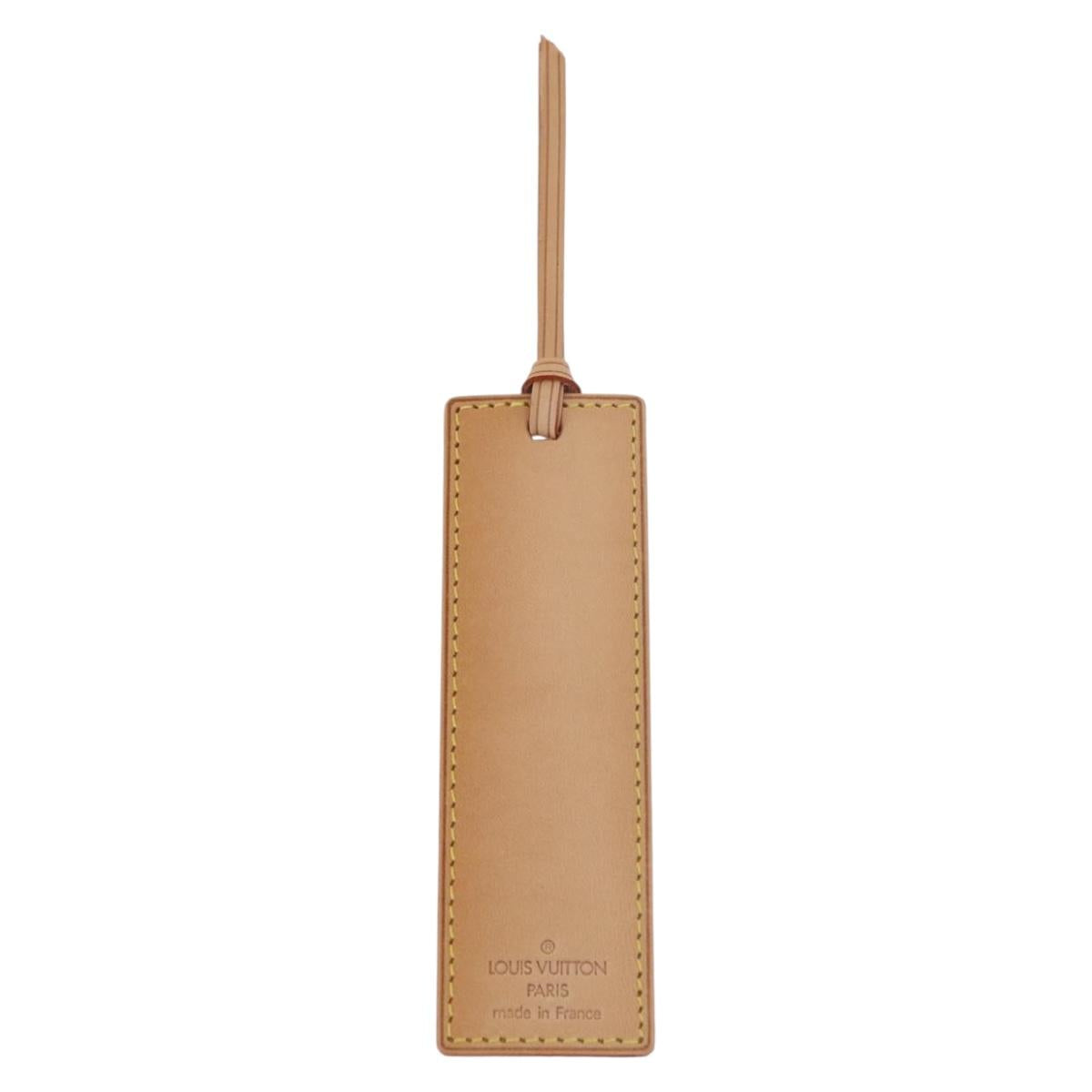 LOUIS VUITTON Monogram Mark Page Kadu Bookmark White M99196 LV Auth 179768V