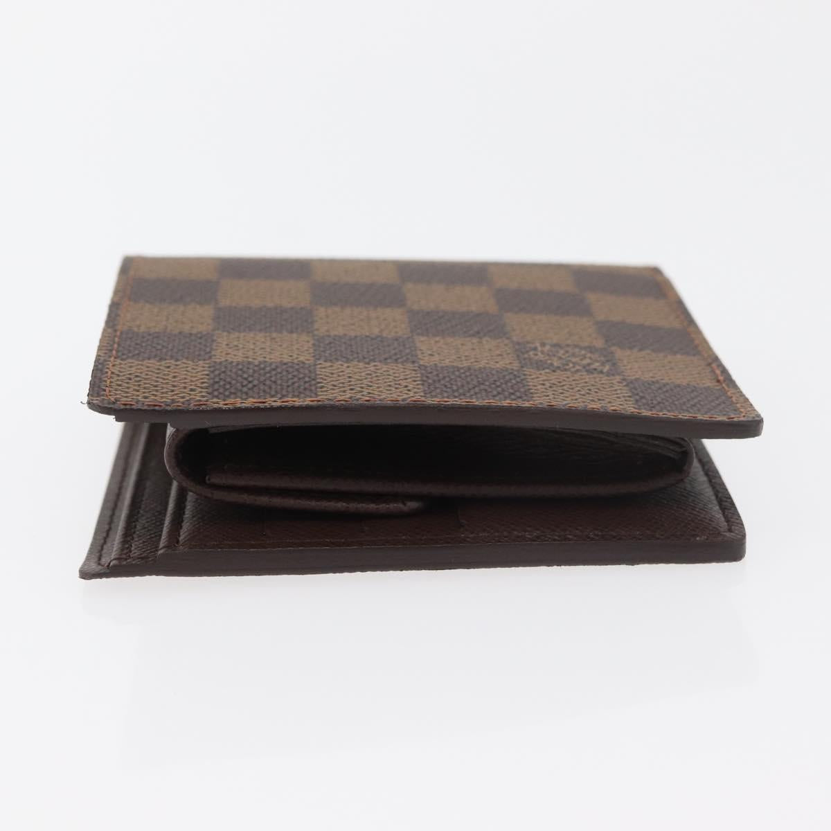 LOUIS VUITTON Damier Ebene Portefeuille Marco Bifold Wallet N61675 Auth 179769SAV