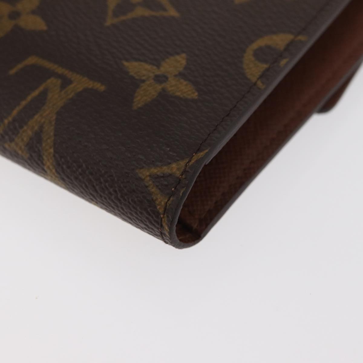LOUIS VUITTON Monogram Porte Tresor Etui Papie Wallet M61202 LV Auth 179770V