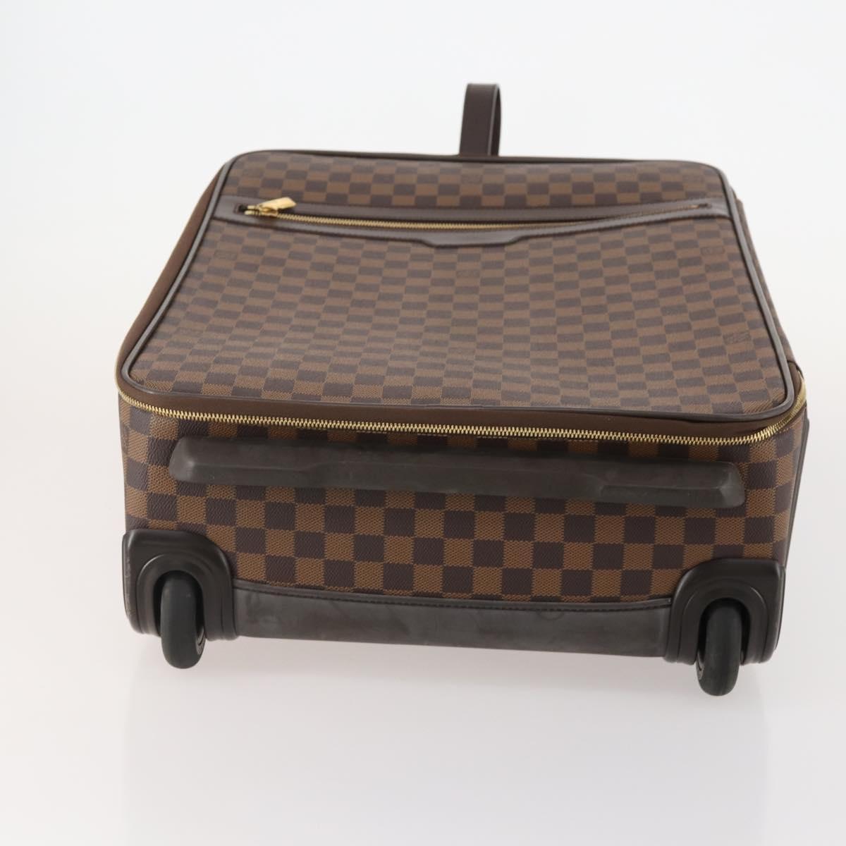 LOUIS VUITTON Damier Ebene Pegas 55 Suitcase N23294 LV Auth 179790V