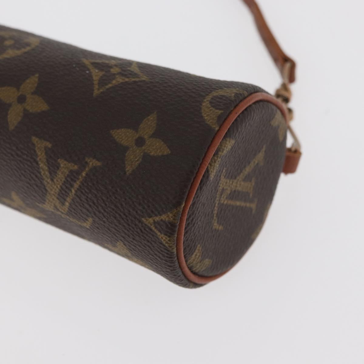 LOUIS VUITTON Monogram Papillon Pouch LV Auth 179810