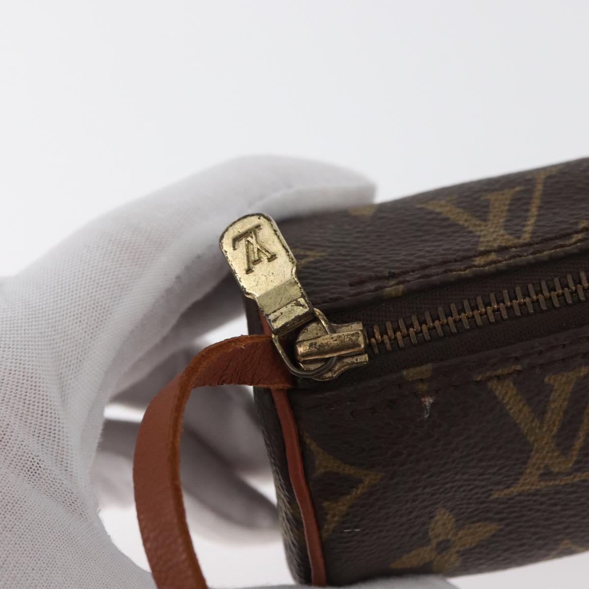 LOUIS VUITTON Monogram Papillon Pouch LV Auth 179810