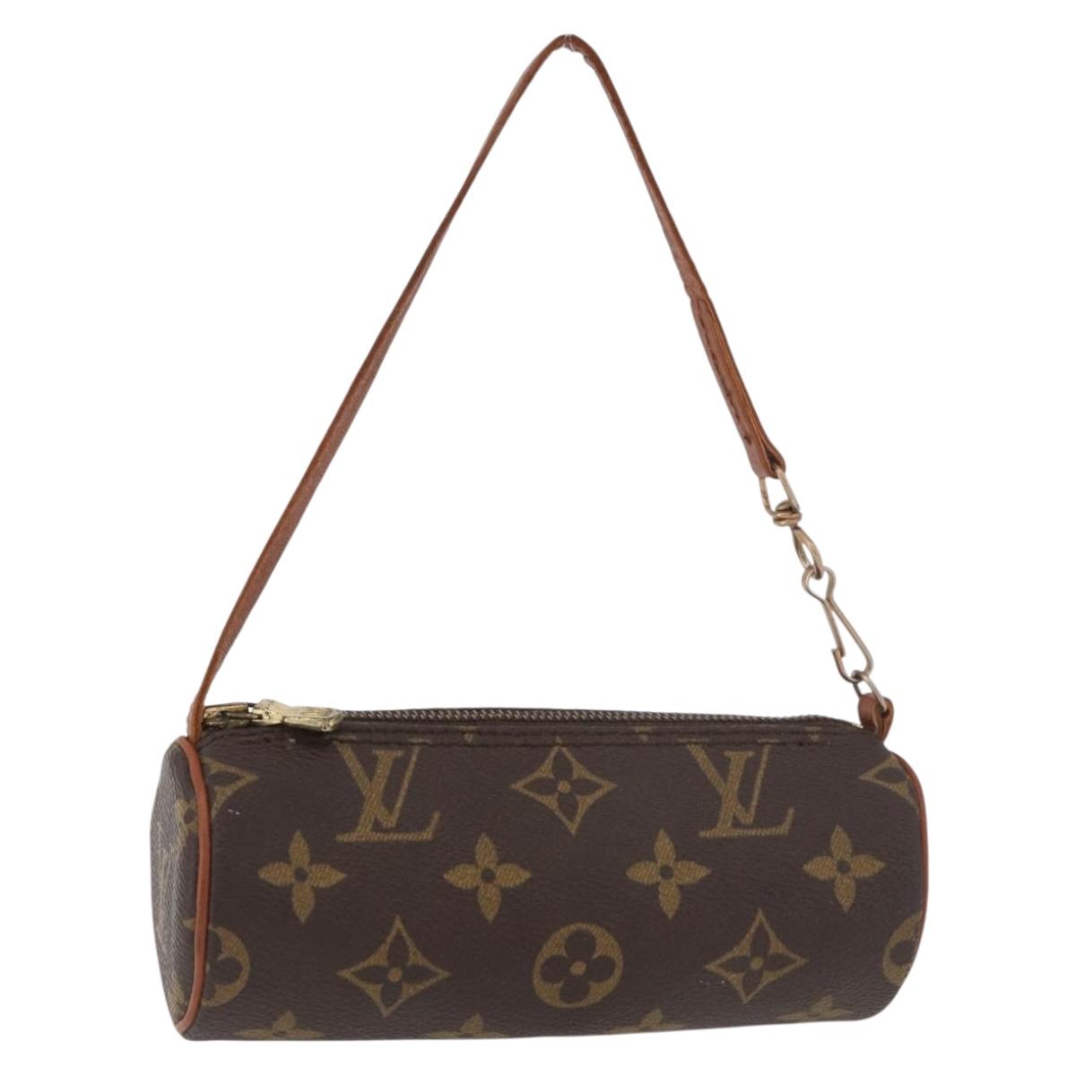 LOUIS VUITTON Monogram Papillon Pouch LV Auth 179810