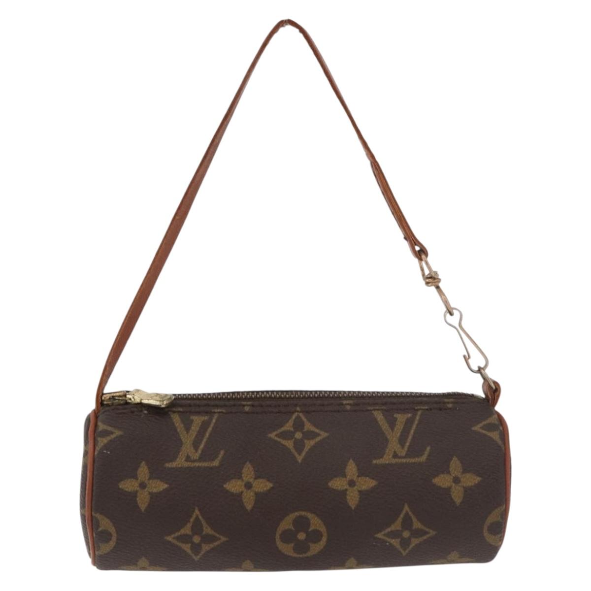 LOUIS VUITTON Monogram Papillon Pouch LV Auth 179810