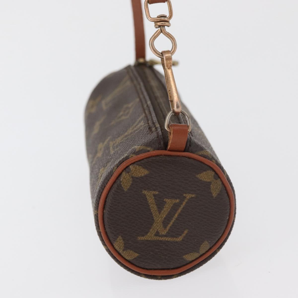 LOUIS VUITTON Monogram Papillon Pouch LV Auth 179810