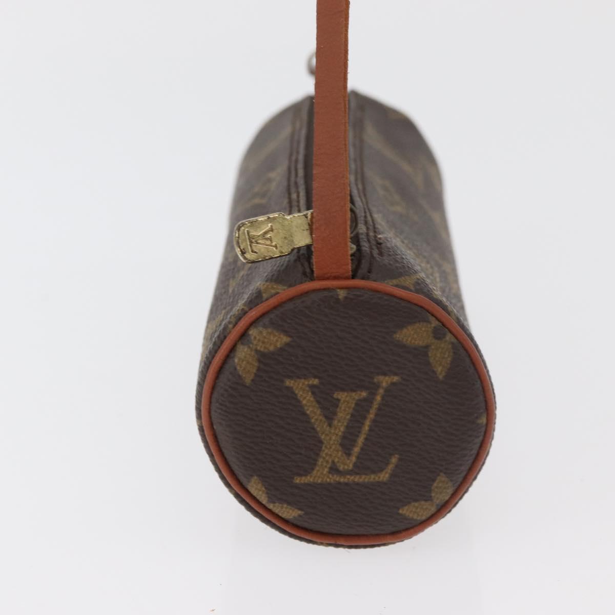 LOUIS VUITTON Monogram Papillon Pouch LV Auth 179810