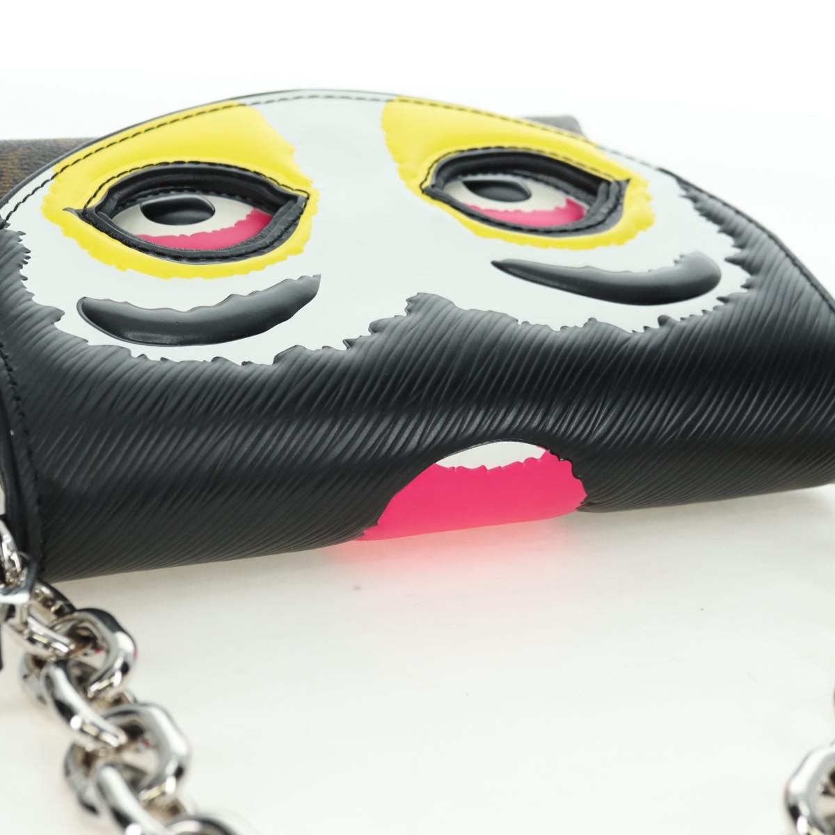 LOUIS VUITTON Yamamoto Hirosai Pochette Kabuki Mask Bag M43532 LV Auth 179813SM