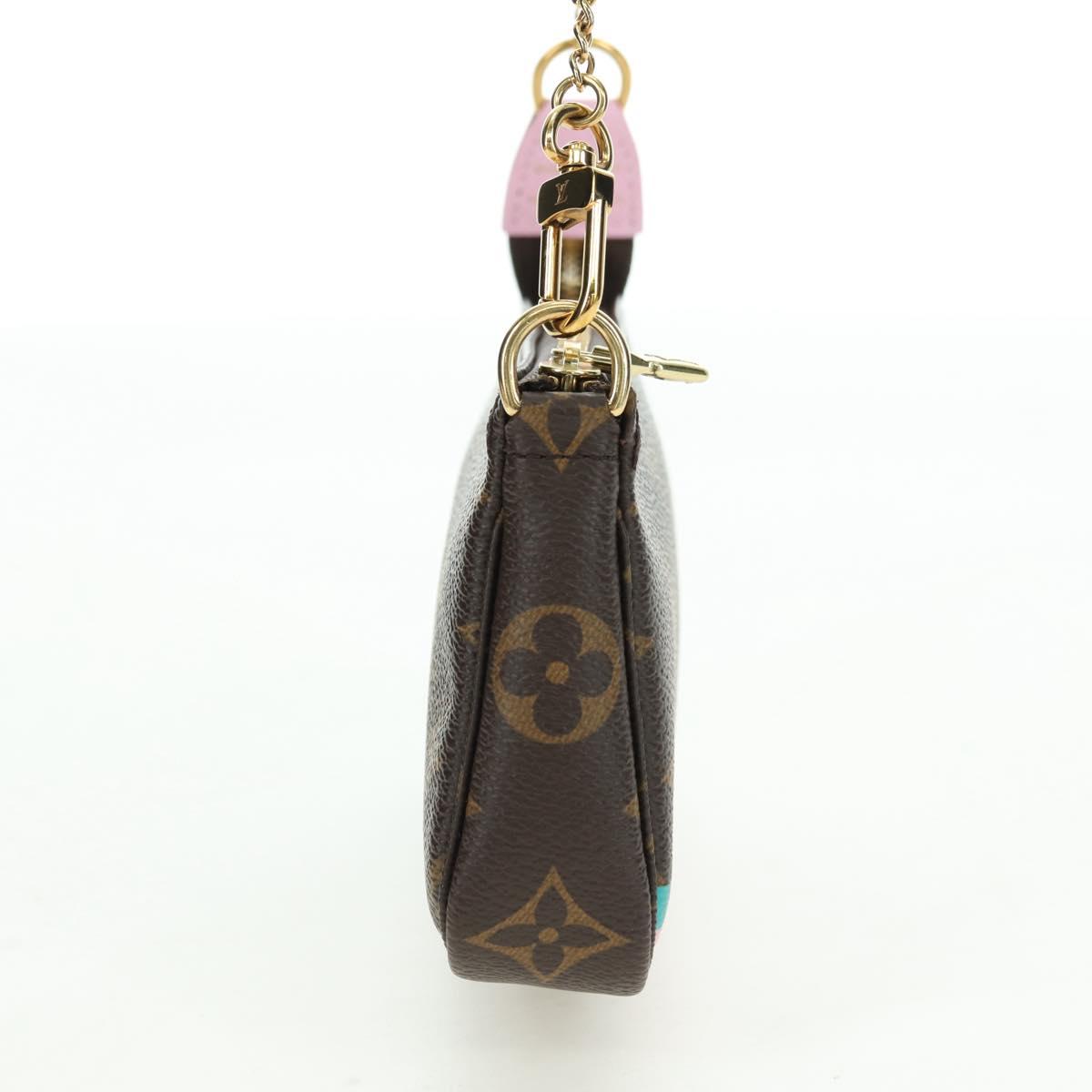 LOUIS VUITTON Monogram Mini Pochette Accessoires Pouch M62141 LV Auth 179815M